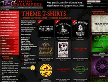 Tablet Screenshot of creative-wallpapers.com